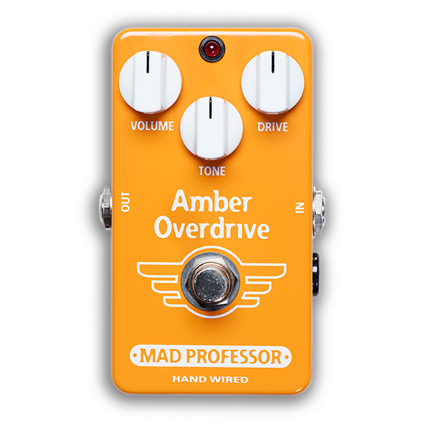 Amber Overdrive hand wired overdrive pedal by Mad Professor
