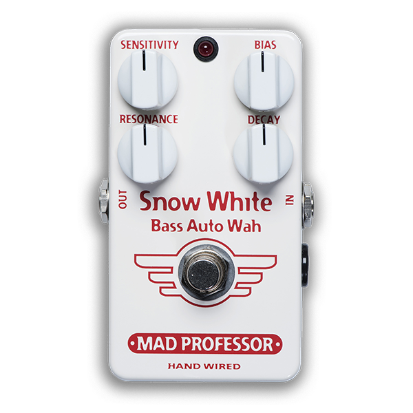 Snow White Bass AutoWah hand by Mad Professor
